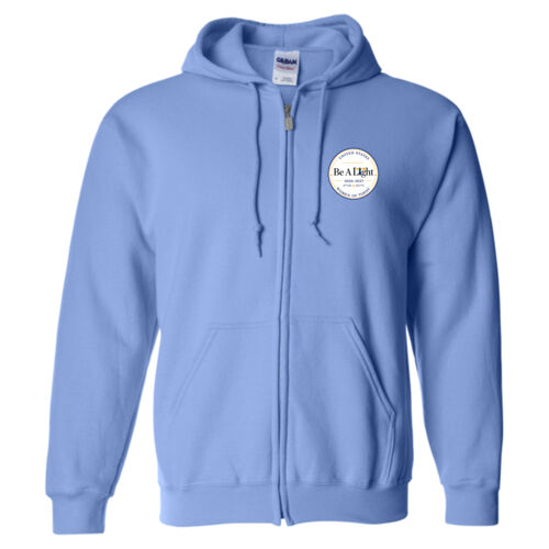 Heavy Blend Full-Zip Hooded Sweatshirt w/ Back Name Option Thumbnail
