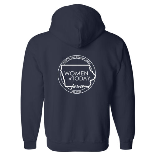 Heavy Blend Full-Zip Hooded Sweatshirt w/ Left Chest Name Option Thumbnail